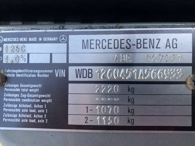 Mercedes-Benz 560 SEC (1990) – Bild 6